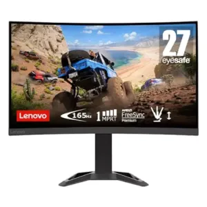 Lenovo G27qc-30 27'' Curved Gaming Monitor – 66F4GAC2UK