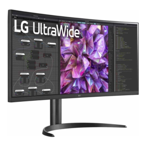 LG 34WQ75C 34" UltraWide QHD Curved Monitor – USB-C Hub