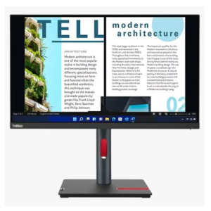 Lenovo ThinkVision P24h-30 23.8" QHD Monitor-63B3GAT6UK