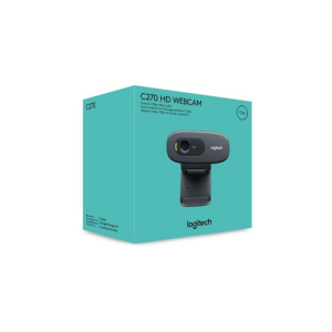 Logitech C270 HD Webcam - Dark Grey - 960-001063