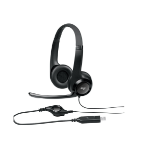 Logitech H390 USB Headset Noise-Cancelling Mic- 981-000406