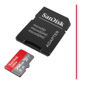 SanDisk MicroSD CLASS 10 150MBPS 256GB with Adapter-SDSQUAC-256G-GN6MN