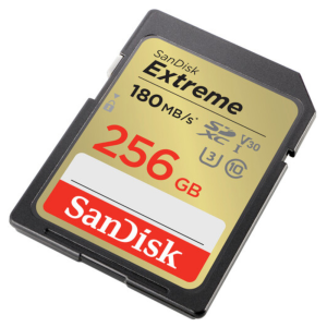 SanDisk Extreme SDHC/SDXC 256GB 180MB/s -SDSDXVV-256G-GNCIN