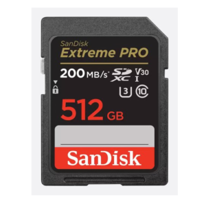SanDisk Extreme PRO SDHC/SDXC 512GB 200MB/s -SDSDXXD-512G-GN4IN