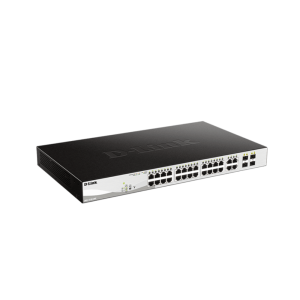 D-Link 26-Port Gigabit Smart Managed PoE+ Switch-DGS-F1210-26PS