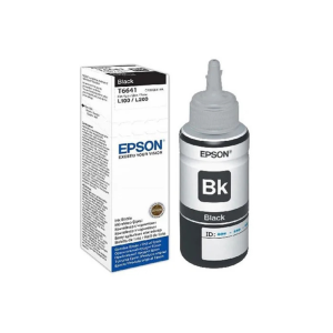 Epson T6641 Black Ink Bottle C13T66414A – 70ml for L-Series