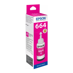 Epson T6643 Magenta Ink Bottle C13T66434A – 70ml for L-Series