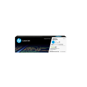 HP 222A Cyan Original LaserJet Toner Cartridge -W2221A