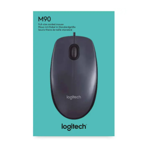 Logitech M90 USB Mouse – 910-001793, Optical, Wired