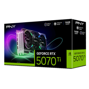 PNY RTX 5070 Ti 16GB Graphics Card - VCG5071T16TFXPB1-O