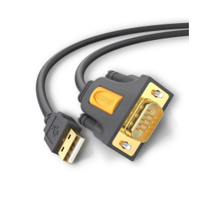 UGREEN USB-A 2.0 to DB9 RS-232 Male Adapter Cable 1.5m–UG-20211
