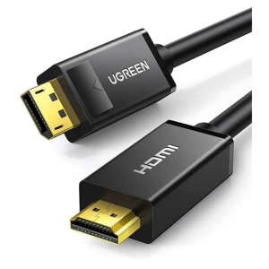 UGREEN DisplayPort Male to HDMI Male Cable 2m (Black)-UG-10202