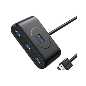 UGREEN 4-Port USB 3.0 Hub with USB-C & USB-A 2-in-1 interface 1M Black CR113–UG-40850
