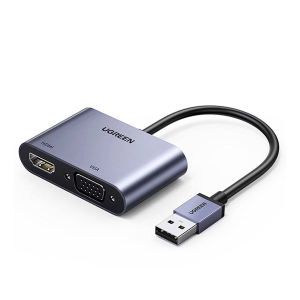 UGREEN USB 3.0 to HDMI+VGA Converter-UG-20518