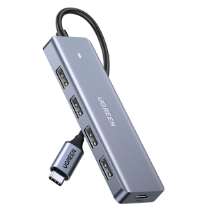 UGREEN 4-Port USB3.0 Hub with USB-C Power Supply-UG- 70336