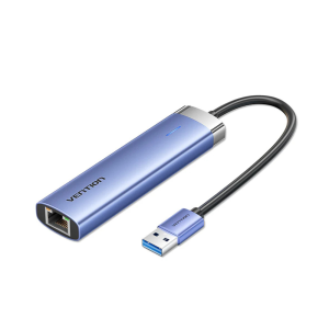 Vention USB-C to USB 3.0×3 + RJ45 HUB 0.15m | TGPBB