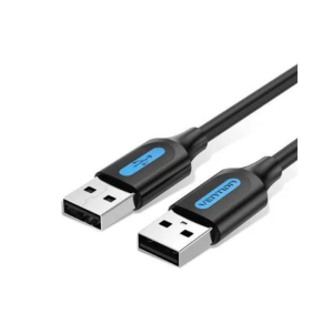 Vention USB 2.0 A Male to A Male Cable 1M Black PVC Type-COJBF