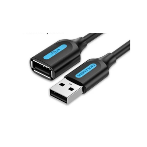 Vention USB 2.0 A Male to A Female Extension Cable 3M black PVC Type-CBIBI