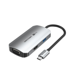 Vention USB-C 4-in-1 Docking Station 0.15m | TQAHB