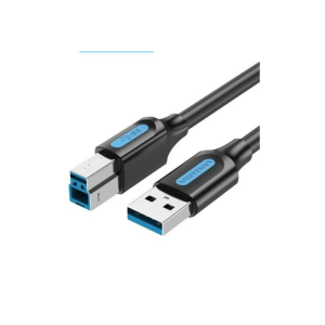 Vention USB 3.0 A Male to B Male Cable 1.5M Black PVC Type-COOBG
