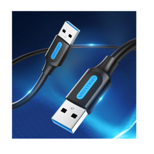 Vention USB 3.0 A Male to A Male  Cable 1.5M Black PVC Type-CONBG