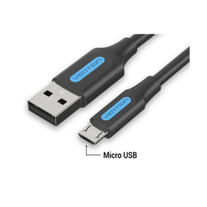 Vention USB 2.0 A Male to C Male 3A Cable 1M Black-COKBF