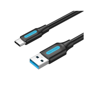 Vention USB 3.0 A Male to C Male Cable 1M Black PVC Type-COZBF