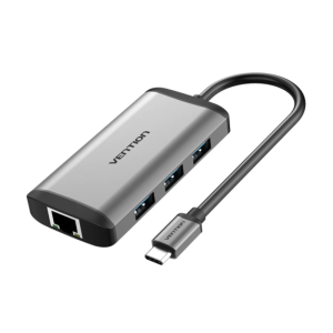 Vention USB-C 8-in-1 Dock HDMI/USB/SD/RJ45/PD | TOKHB