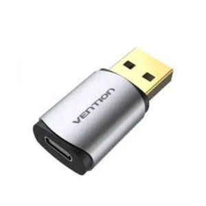 Vention USB 3.0 Male to USB-C Female Adapter Gray-CDPHO