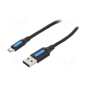 Vention USB 2.0 A Male to Micro-B Male 3A Cable 2M Black-COLBH