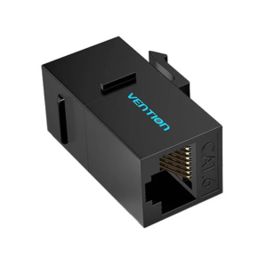 Vention Cat6 UTP Keystone Jack Coupler 10-Pack Black IPGBO-10