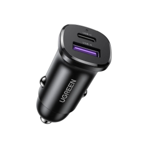 Vention Dual USB Car Charger Gray Mini FFFHO