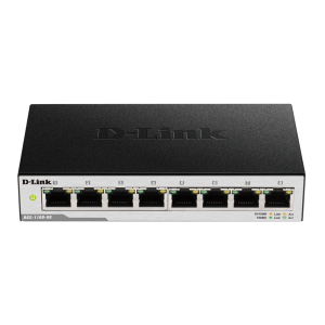 D-Link 8-Port Gigabit PoE Smart Managed Switch - DGS-1100-08P
