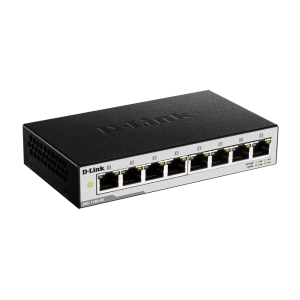 D-Link 8-Port Gigabit PoE Smart Managed Switch - DGS-1100-08P