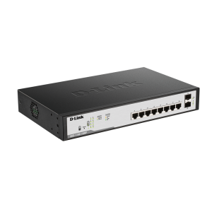 D-Link DGS-F1100-10PS-E/B 8-port PoE switch