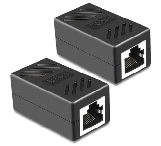 CAT6 coupler module -Black