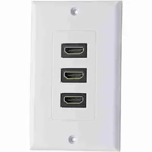 3 port Multi-function faceplate