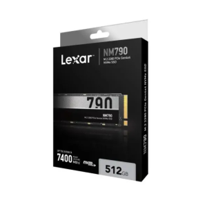 Lexar 512GB M.2 NVMe Gen4x4 SSD 2280 (LNM790X512G)