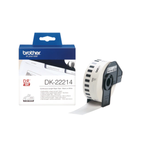 Brother DK-22214 Black on White 12mm tape