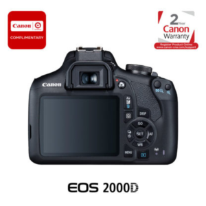 Canon EOS 2000D DSLR Camera with 18-55mm Lens