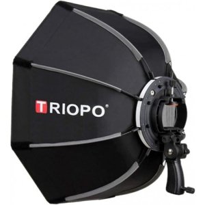 Triopo 90cm  35 Deep Octagon Umbrella Speedlite Softbox with Flash Bracket