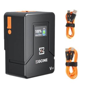 ZGCINE ZG-V99 V-mount Battery 99WH 6800mAh Pocket Size with PD Fast Charging