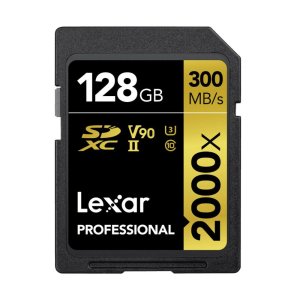 Lexar 128GB Professional 2000x UHS-II SDXC Memory Card