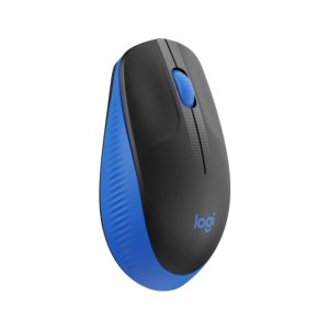 Logitech M191 Full-Size Wireless Mouse - Blue (910-005909)