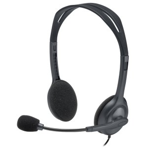 Logitech H111 Stereo Headset - Black(3.5mm Jack)(981-000593)