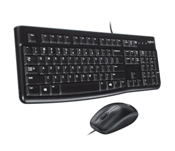 Logitech MK120 Wired Keyboard & Mouse Combo (920-002562)