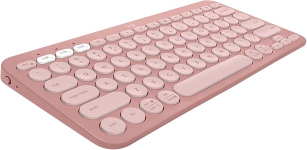 Logitech K380S Multi-Device Bluetooth Keyboard - Tonal Rose(920-011853)