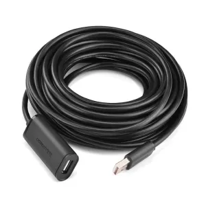 UGREEN US121 USB 2.0 Male to USB A Female Active Extension Cable-10325