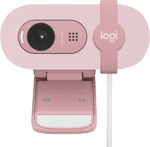 Logitech Brio 100 Full HD Webcam –Rose – USB-C (960-001623)