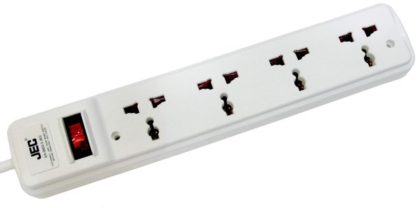 Lightwave 4-Way Extension Socket (3 Metres) (LW EXT 754)